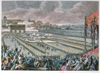 Festival van de Federatie, 14 juli 1790, op het Champ de Mars, 1798